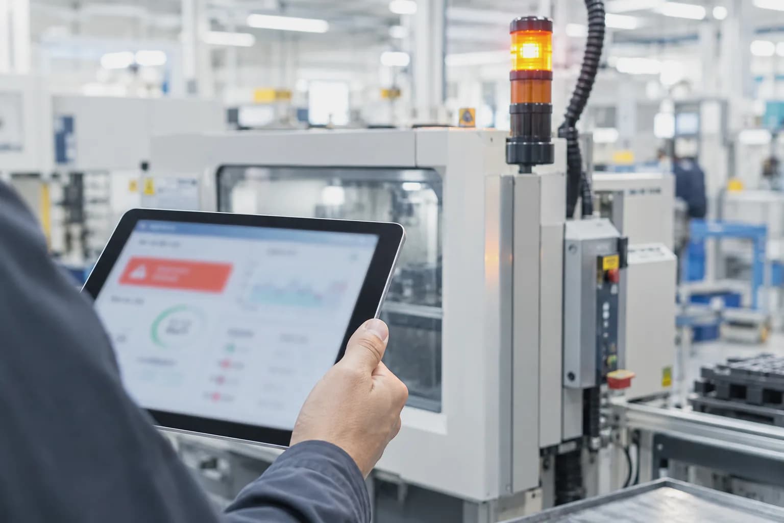 Automation & dashboards in a manufacturing plant
