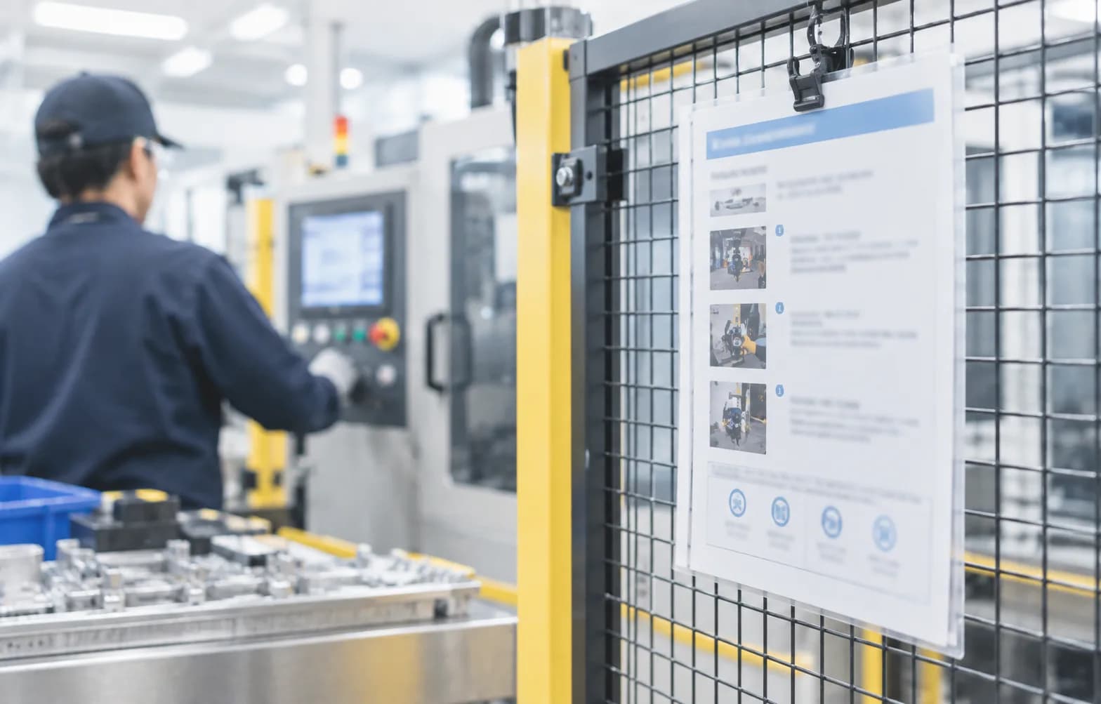 Written Work Instructions in a manufacturing plant