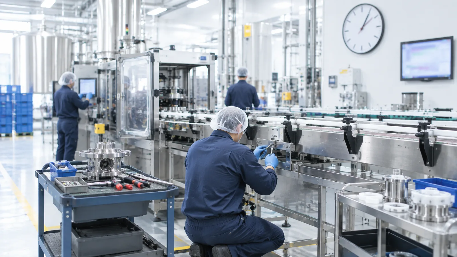 Food & Beverage Processing production floor