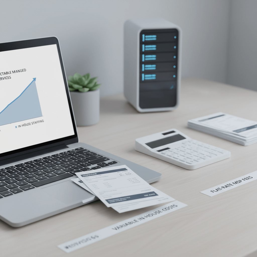Predictable IT cost structure with managed services and infrastructure planning
