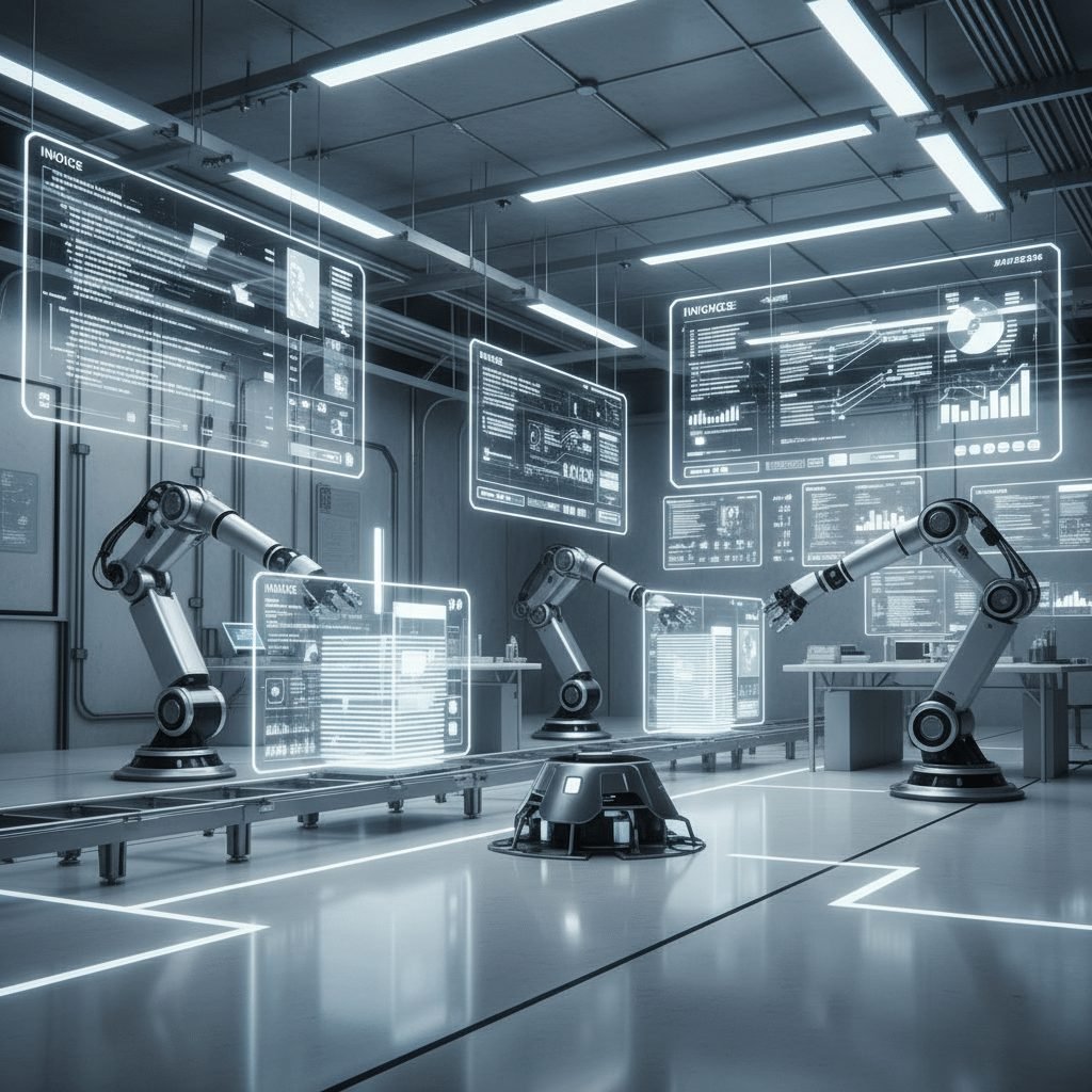 Manufacturing process automation with digital workflow and smart systems